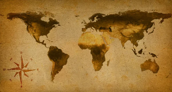 kelime harita eski kağıt