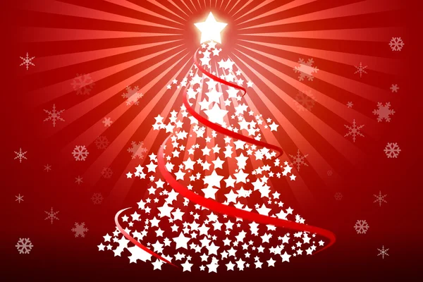 Weihnachten Hintergrund mit Weihnachtsbaum — Stockfoto