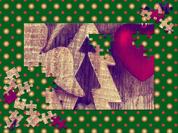 Noel Kartpostalı dekorasyon