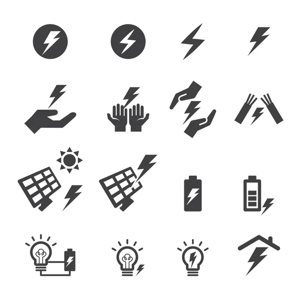 Vector icono de electricidad — Vector de stock