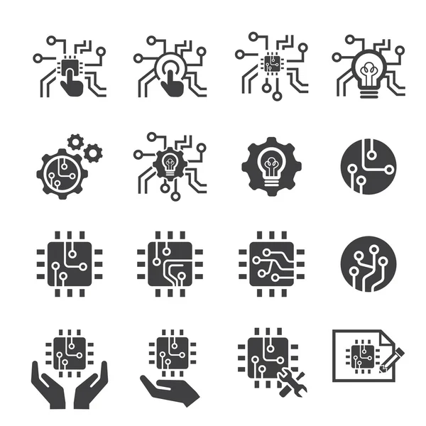 Icono de tecnología vector — Vector de stock