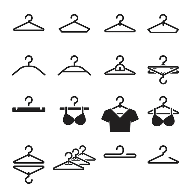 Clothes hanger icon — Stock Vector