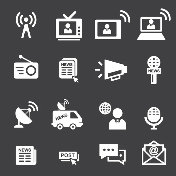 Nuevo icono set.vector . — Vector de stock