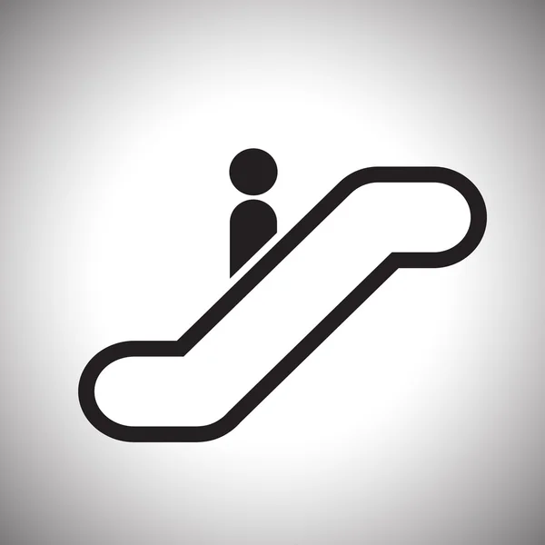 Informationssignal der Rolltreppe, Vektor. — Stockvektor