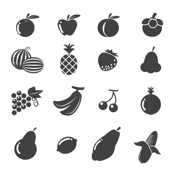 Owoce ikona — Wektor stockowy