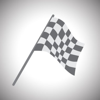 Damalı bayrak .vector