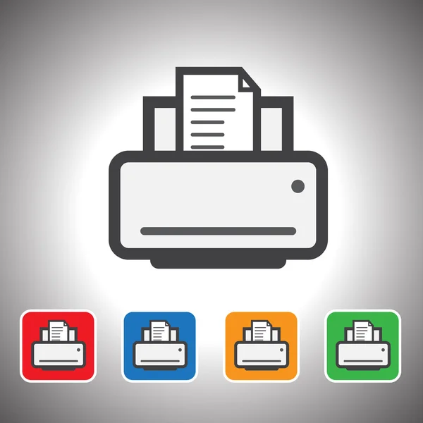 Printer icon.vector — Stockvector