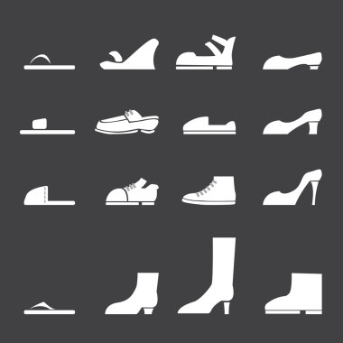 Vector.Shoes simge seti