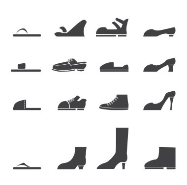 Vector.Shoes simge seti