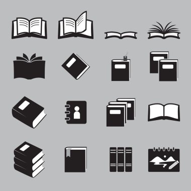 Kitaplar Icon set