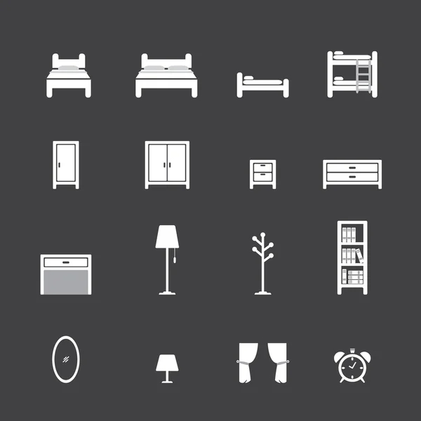 Iconen bed — Stockvector