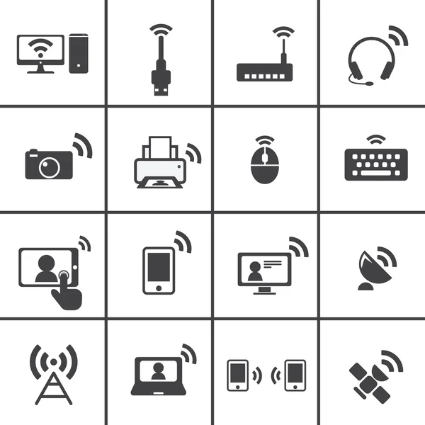 Wireless & Communication icon — Stock Vector