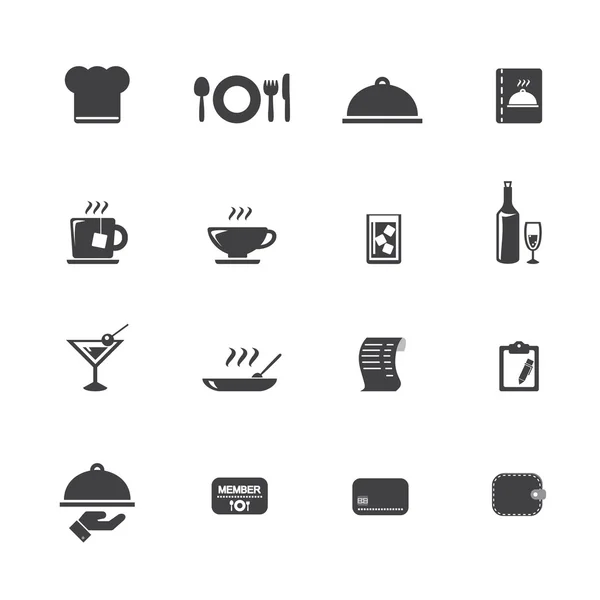 Restaurant icons — Stock Illustration Restaurant icons Royalty Free Stock Vectors