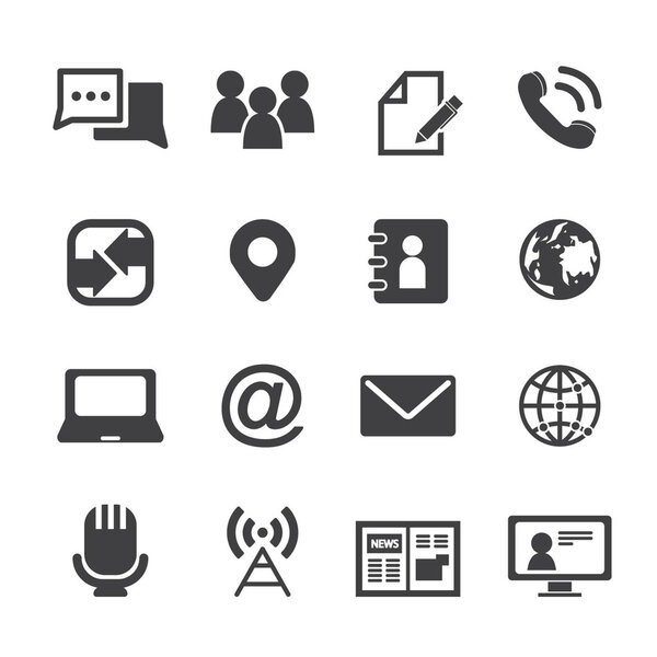 Иконки СМИ и коммуникаций
 