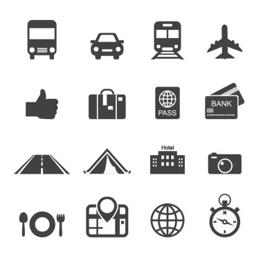 220traveling ve taşıma simgeler