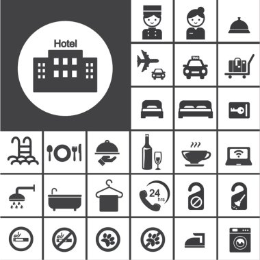  Hotel Icon set