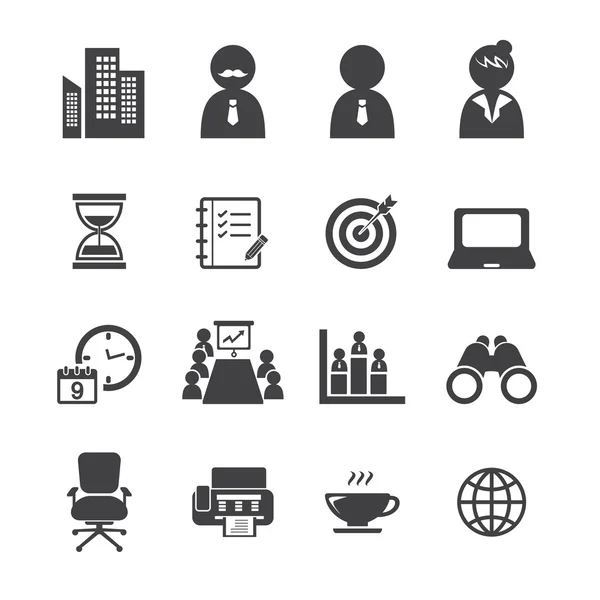 Kantoor pictogram set — Stockvector