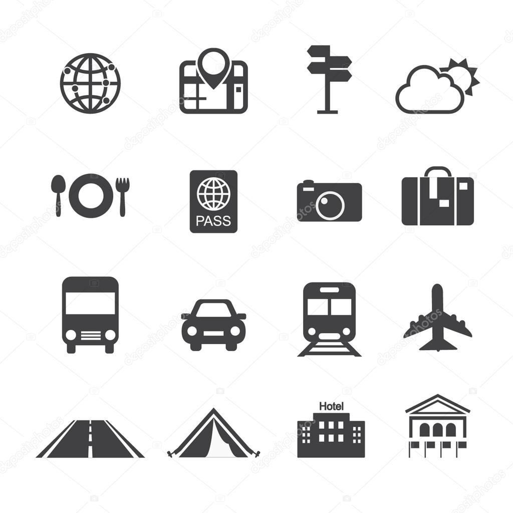 travel & transport icons