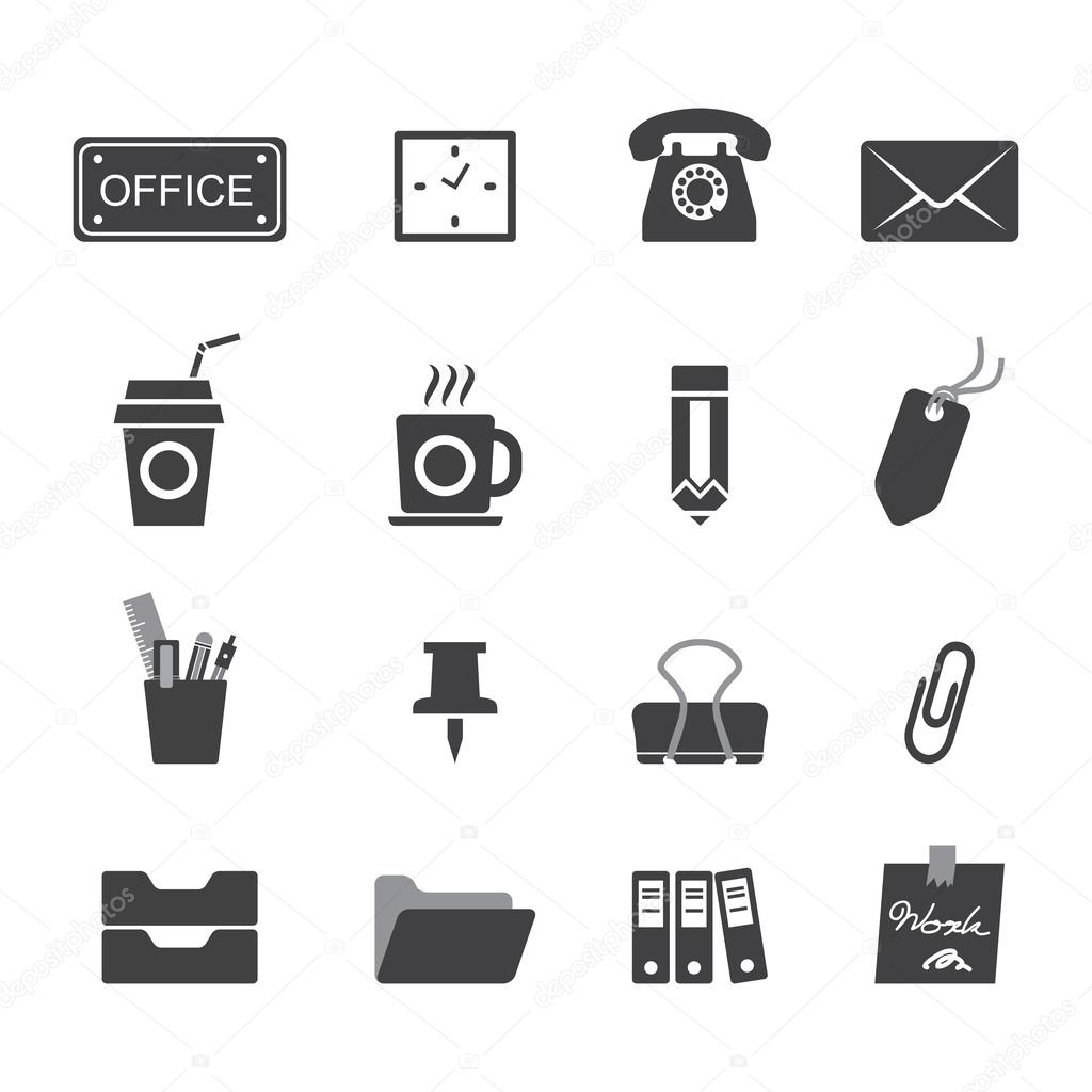 Office icons set