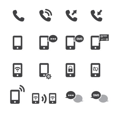 260 telefonu Icon set