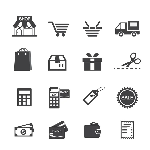 Shopping icon — Stock Vector