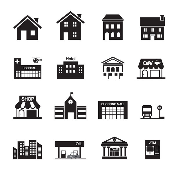 Значок здания