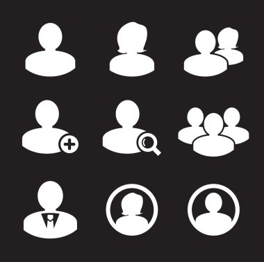 İş adamlarını ve kullanıcı simgesi