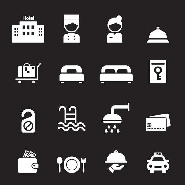 Hotel pictogram — Stockvector