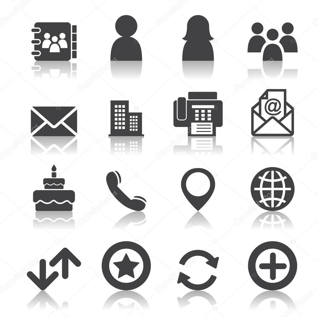 Contact icons