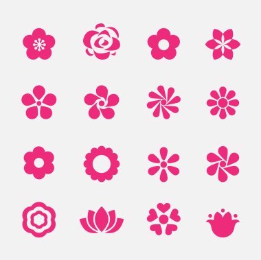 Flower icon clipart