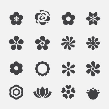 flower icon clipart