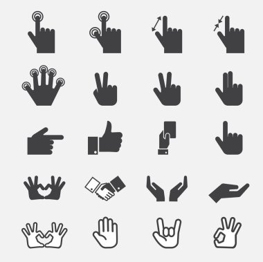 hand icon clipart