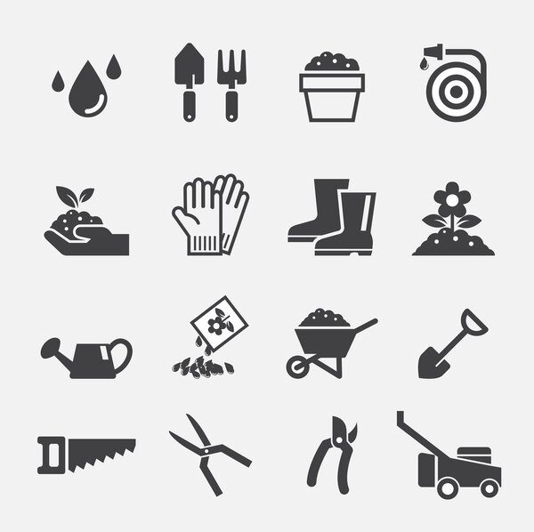 Значок садоводства
