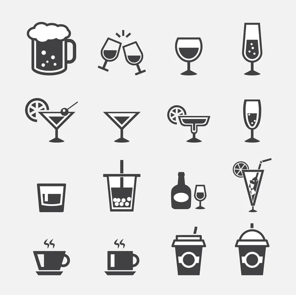Drink-ikonen — Stock vektor