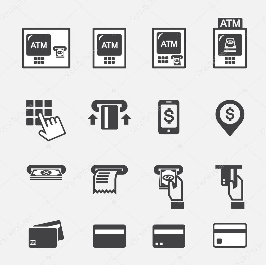 Atm Icon Stock Vector Image By C Jacartoon