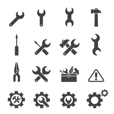 tool icon set clipart