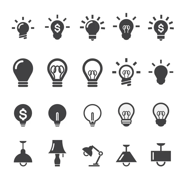 Icona della lampada — Vettoriale Stock