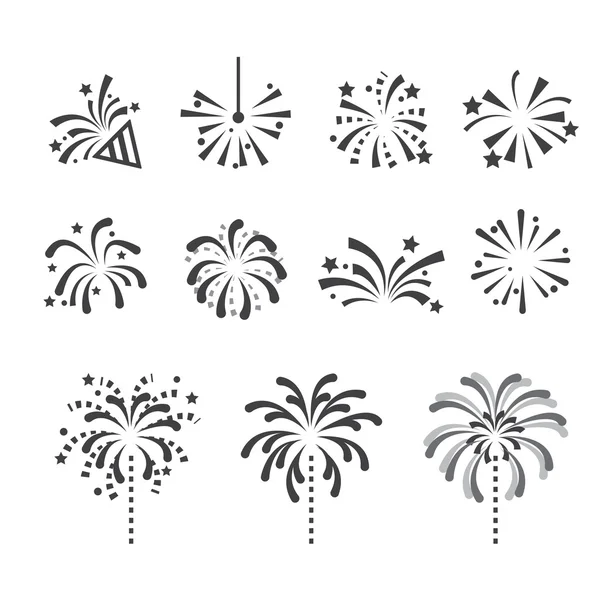 desenho de silhueta de fogo de artifício 15268638 PNG