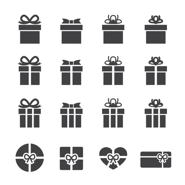 Icono de caja de regalo — Vector de stock