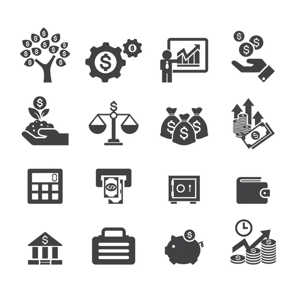 Icono de negocio y finanzas — Archivo Imágenes Vectoriales