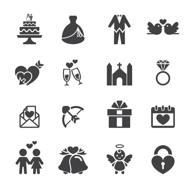 Wedding icon — Stock Vector