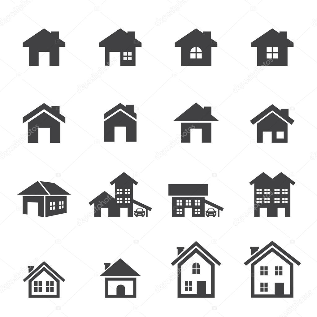 house icon set