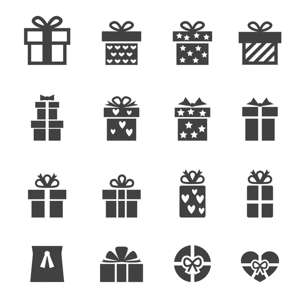 Geschenk pictogram — Stockvector