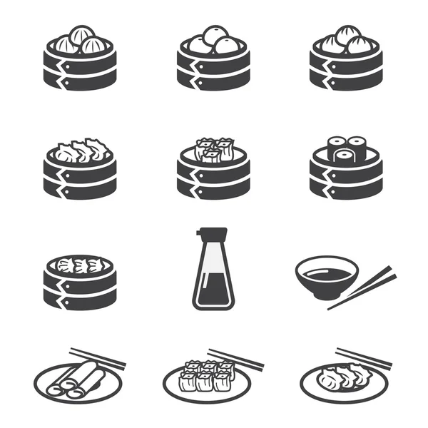 Dim-Sum-Symbol — Stockvektor