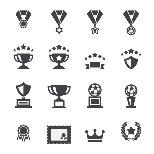 Award icon set — Stock Vector