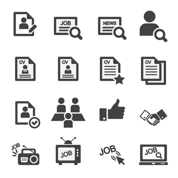 Iş Icon set — Stok Vektör