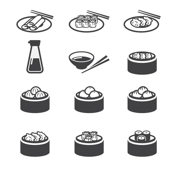 Dim-Sum-Symbol — Stockvektor