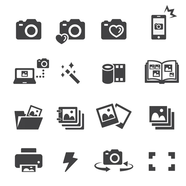 Fotoğraf simge seti