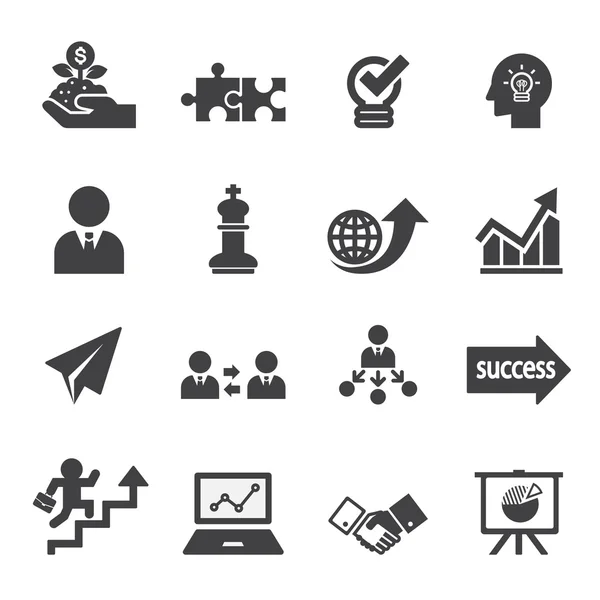 Bedrijf pictogram set — Stockvector