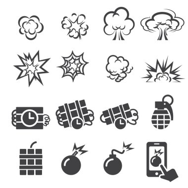 patlama Icon set